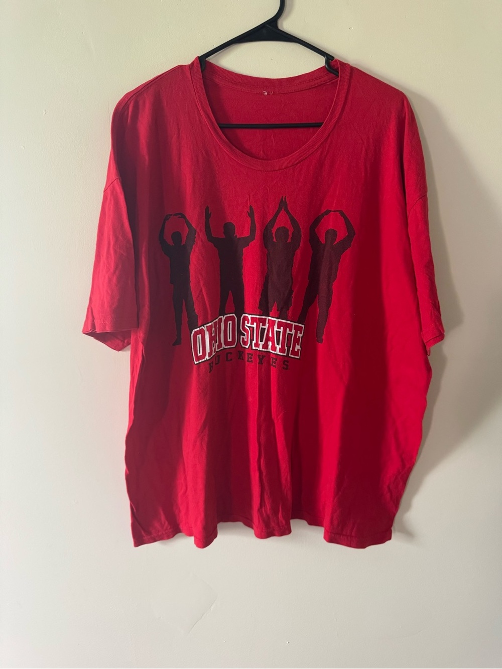 Ohio State Buckeyes Graphic T-Shirt Red XXL Ohio State Authentic Apparel